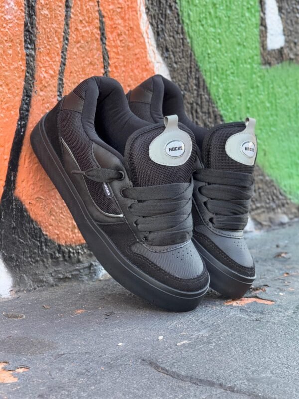 TENIS HOCKS PUFF PRETO REFLETIVO - Imagem 8