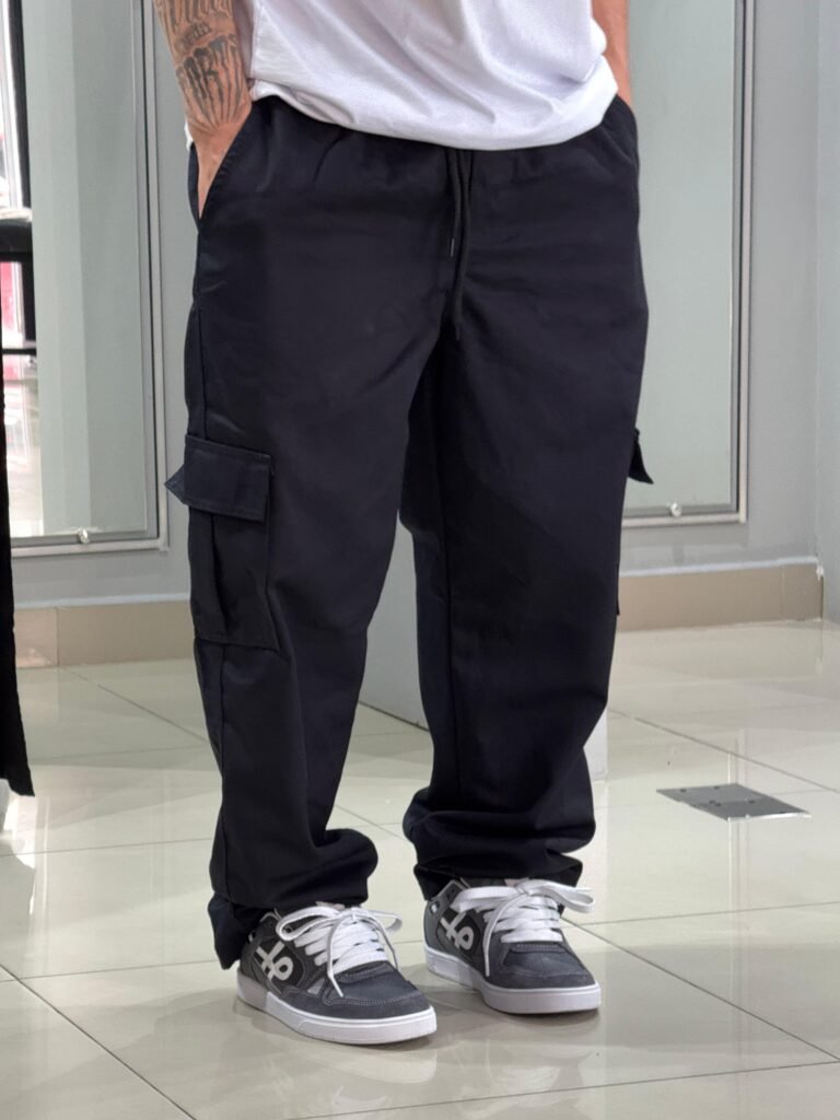 CALÇA CARGO LOKO PRETA - Loja Loko