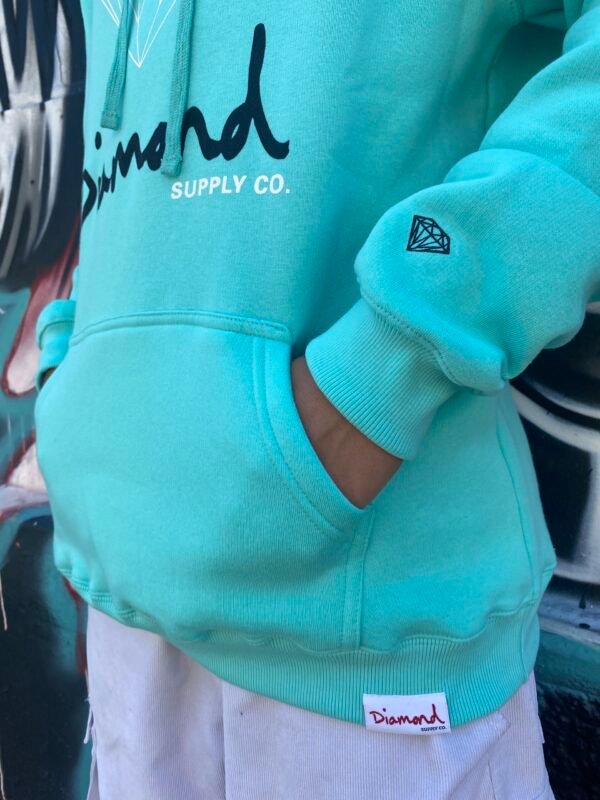 MOLETOM DIAMOND BRILLIANT LOGO HOODIE MENTA - Imagem 2