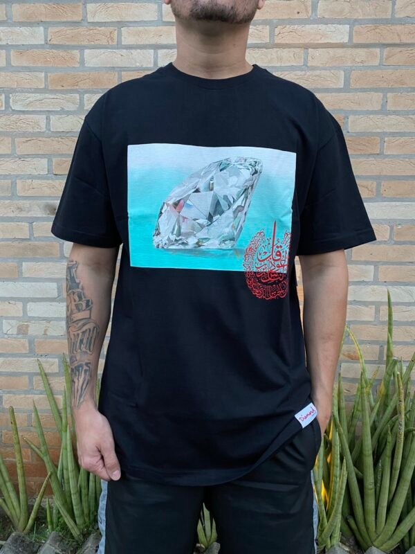 CAMISETA DIAMOND THE PEOPLE TEE PRETO