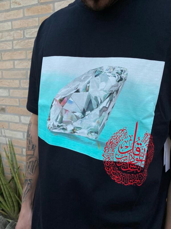 CAMISETA DIAMOND THE PEOPLE TEE PRETO - Imagem 2