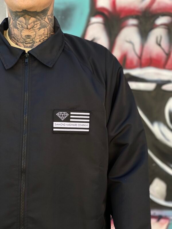 JAQUETA DIAMOND FLAG COACH PRETA - Imagem 3