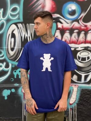 CAMISETA GRIZZLY OG BEAR AZUL MARINHO