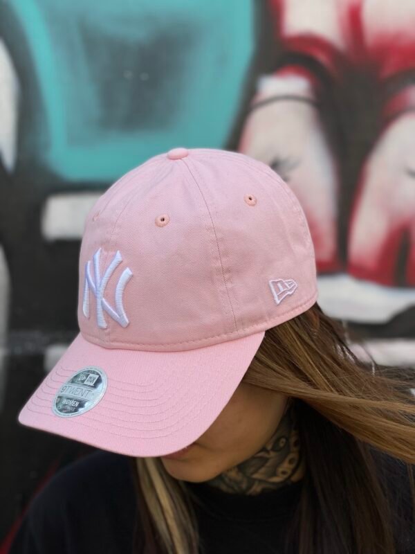 BONÉ NEW ERA ABA CURVA NY FEMININO ROSA - Imagem 2
