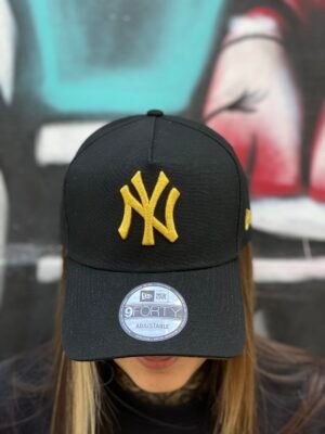 BONÉ NEW ERA ABA CURVA MLB NEW YORK YANKEES PRETO