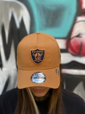 BONÉ NEW ERA ABA CURVA NFL RAIDERS CÁQUI