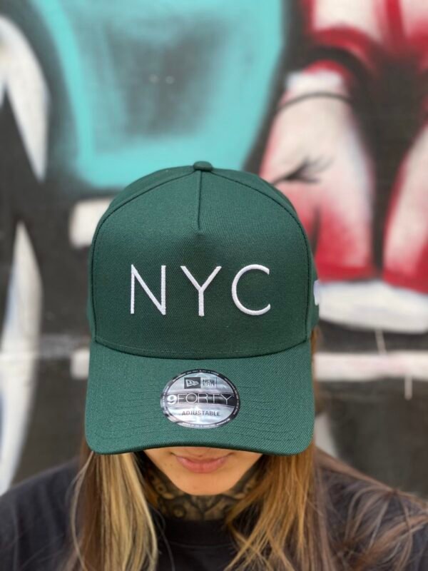 BONÉ NEW ERA ABA CURVA NYC VERDE MILITAR - Imagem 2