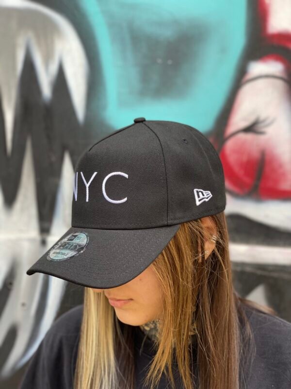 BONÉ NEW ERA ABA CURVA NYC PRETO - Imagem 2