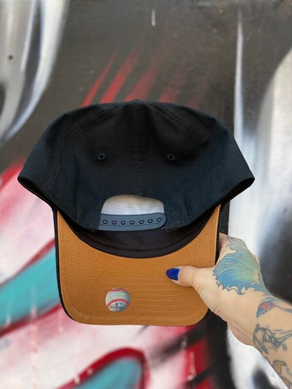 BONÉ NEW ERA ABA CURVA MLB NEW YORK YANKEES PRETO - Imagem 3