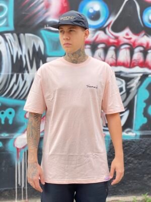 CAMISETA DIAMOND MINI OG SCRIPT ROSE