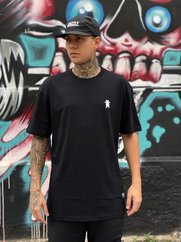 CAMISETA GRIZZLY MINI OG BEAR PRETO