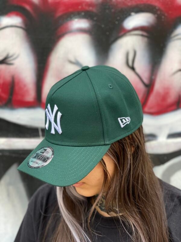 BONÉ NEW ERA ABA CURVA NY VERDE MILITAR - Imagem 2