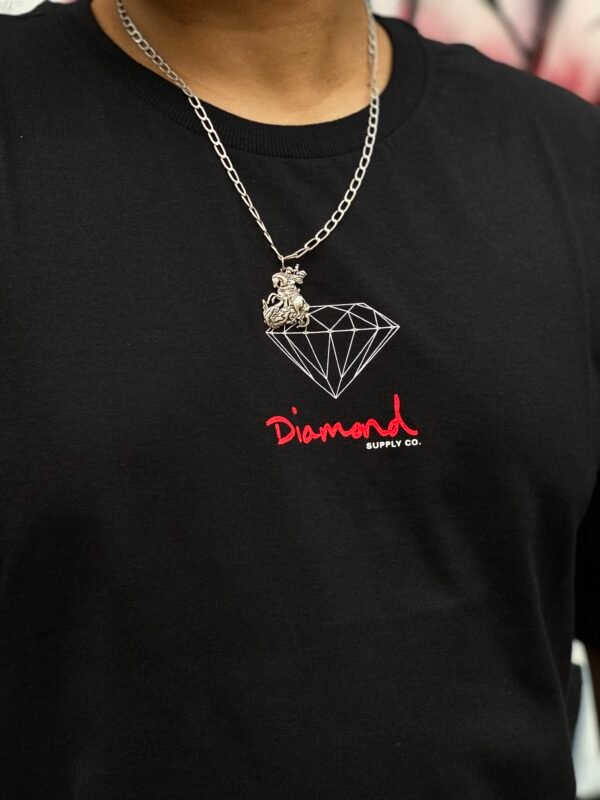 CAMISETA DIAMOND PLUS SIZE SMALL BRILLIANT PRETO - Imagem 2