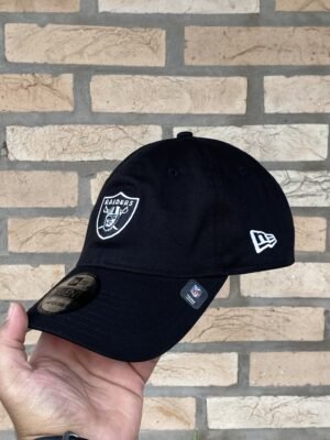 BONÉ NEW ERA DAD HAT RAIDERS BLK PRETO
