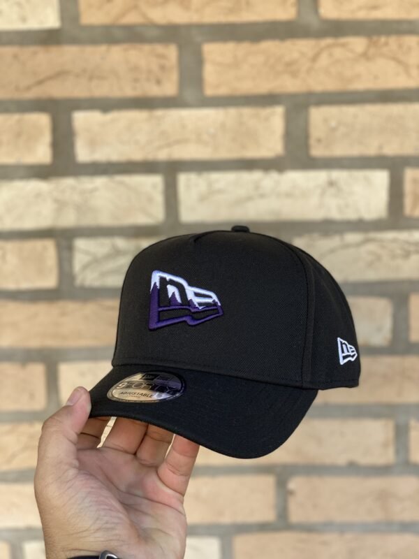 BONÉ NEW ERA ABA CURVA BRANDED LOGO PRETO