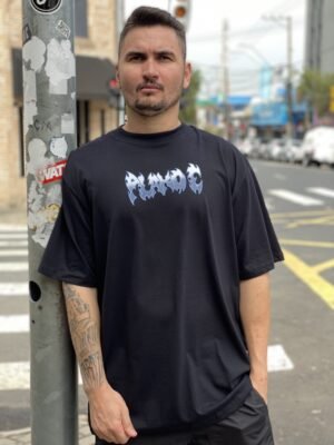 CAMISETA PLANO C. LETTER GOTHIC PRETO