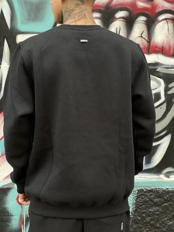 MOLETOM CARECA HOCKS SCRIPT PRETO - Imagem 3