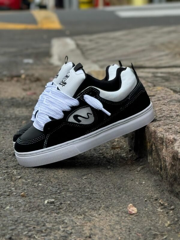 TÊNIS TESLA FUSION BLACK WHITE - Imagem 10