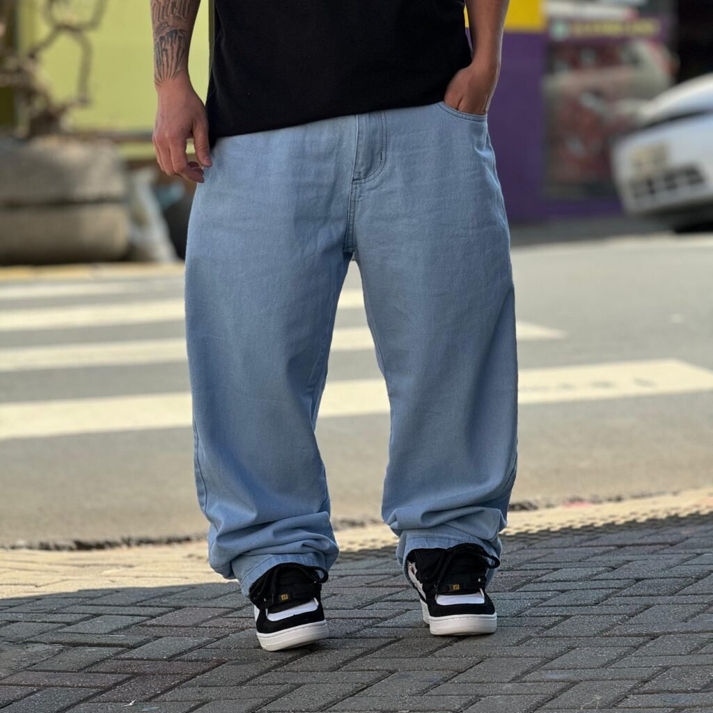 CALÇA BALÃO LOKO JEANS CLARA - Loja Loko