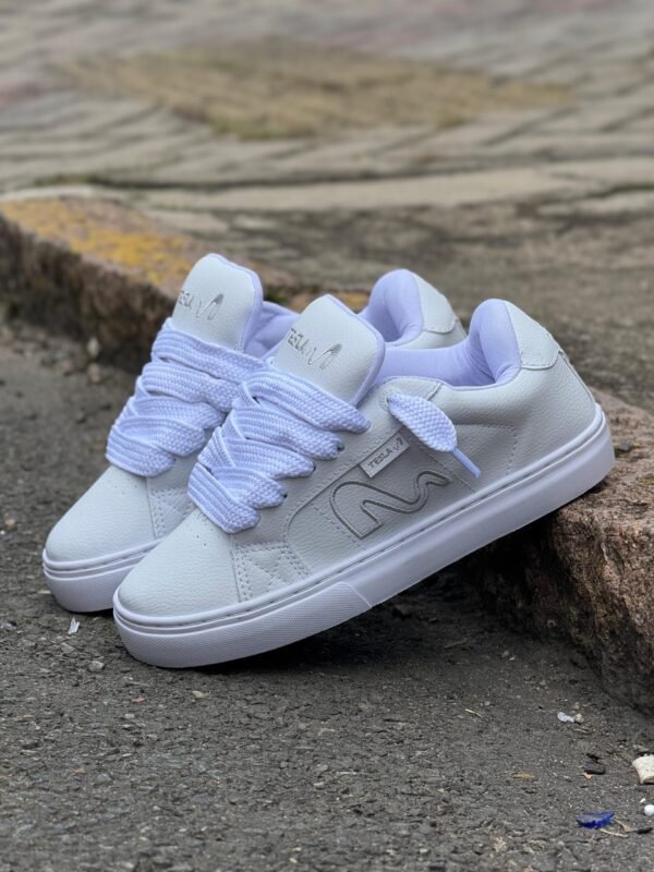 TÊNIS TESLA HERTZ ALL WHITE - Imagem 2