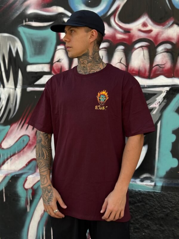 CAMISETA BLUNT TOPPER VINHO - Imagem 2