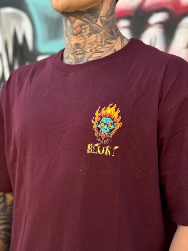 CAMISETA BLUNT TOPPER VINHO - Imagem 3