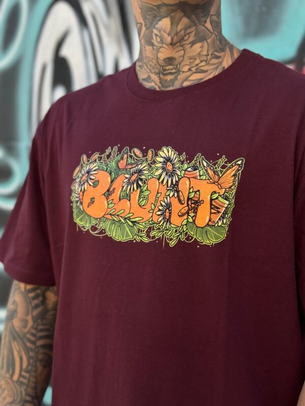 CAMISETA BLUNT BOTANICAL CHEERS VINHO - Imagem 2