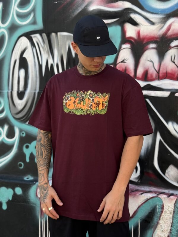 CAMISETA BLUNT BOTANICAL CHEERS VINHO