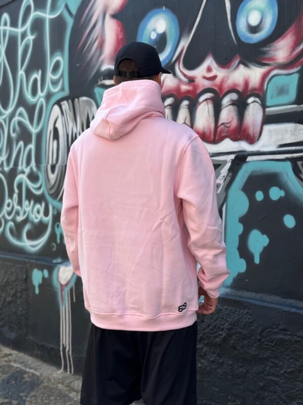 MOLETOM CANGURU BLUNT HULL ROSA BEBE - Imagem 4
