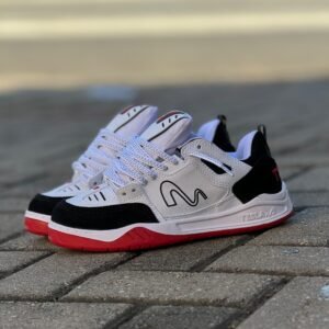 TÊNIS TESLA NINE BLACK WHITE RED
