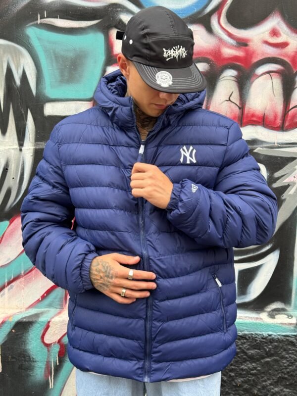 Jaqueta Puffer New Era NY Azul Marinho - Imagem 5