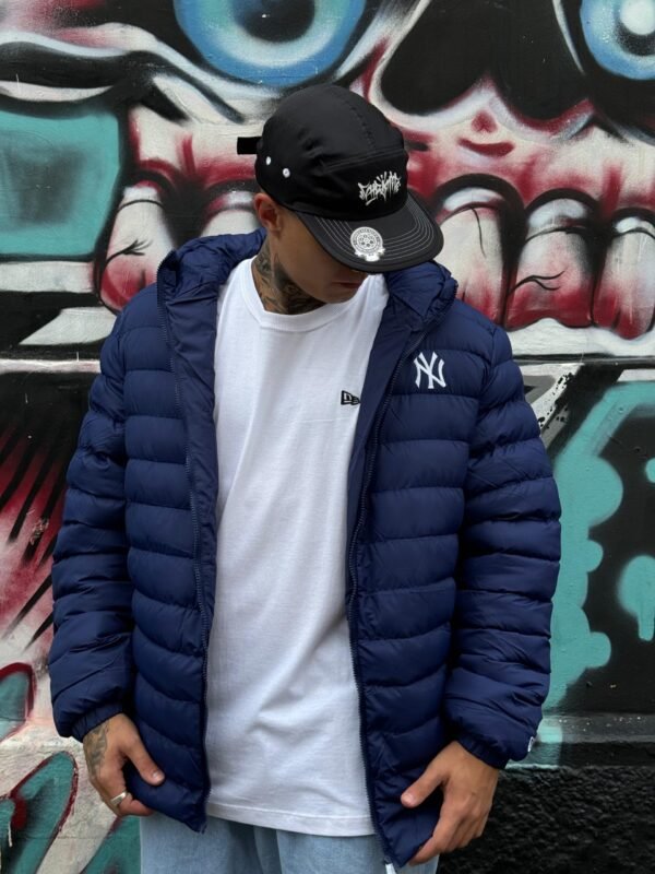 Jaqueta Puffer New Era NY Azul Marinho - Imagem 6