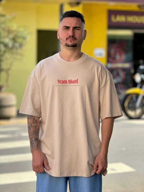 CAMISETA BLUNT OVERSIZED HOOP CREME - Imagem 6