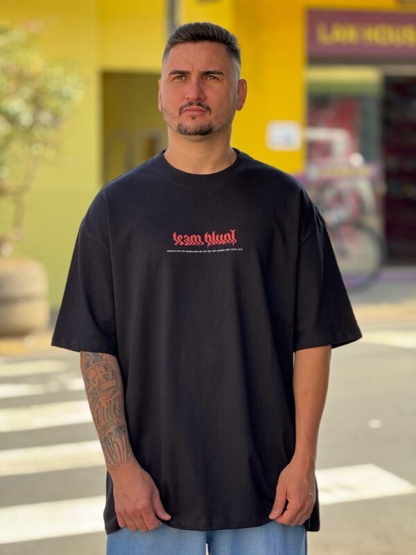 CAMISETA BLUNT OVERSIZED HOOP PRETO - Imagem 5