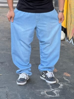 CALÇA BAGGY LOKO JEANS CLARO