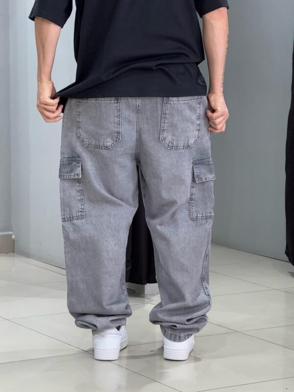 Calça Cargo Loko Jeans Estonado - Imagem 3