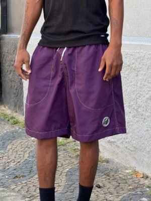 Shorts Plano C. Contrast Roxo