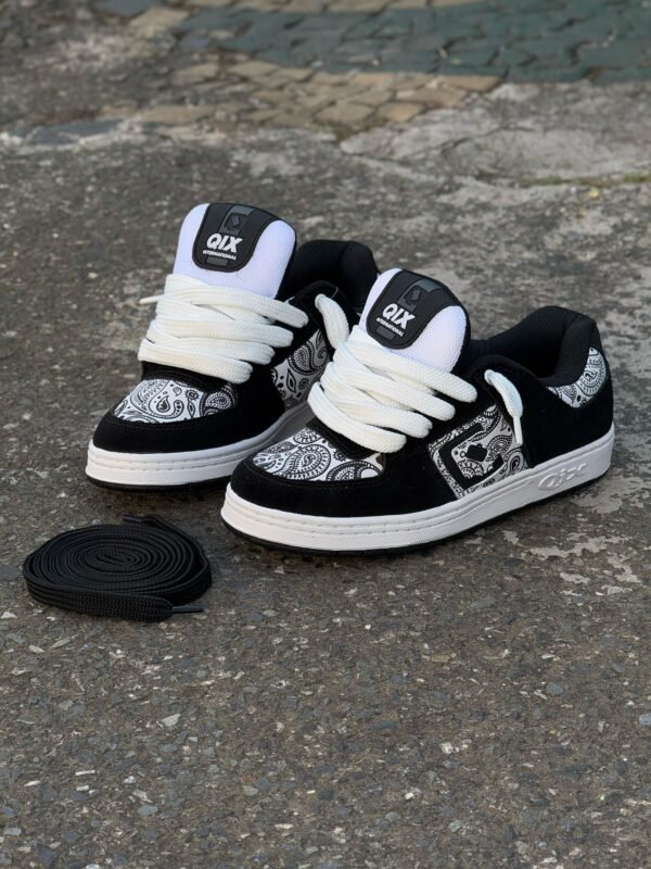 Tenis Qix 90S OG Branco Preto - Imagem 2