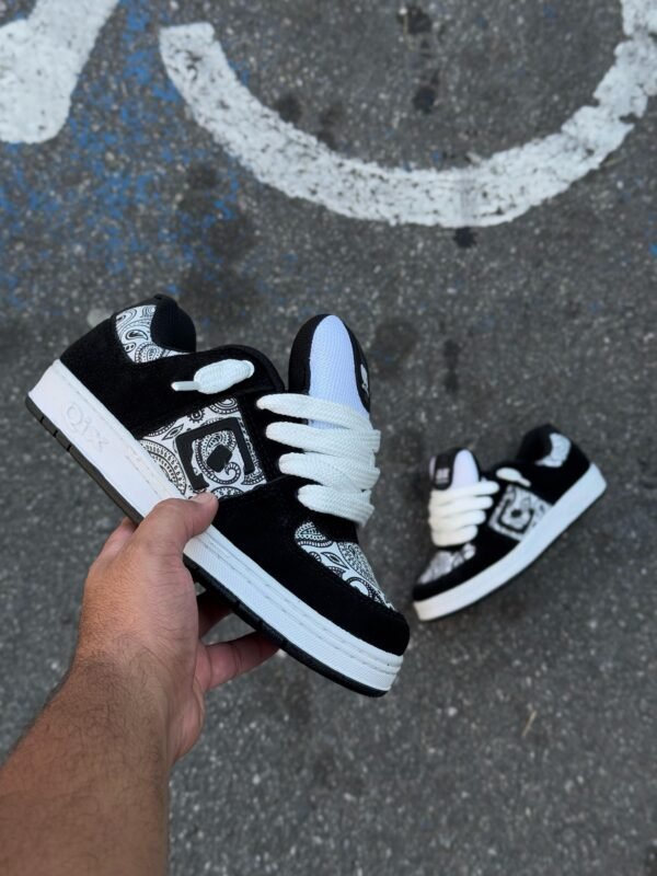 Tenis Qix 90S OG Branco Preto - Imagem 3