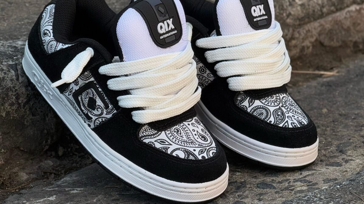 Tenis Qix 90S OG Branco Preto - Loja Loko