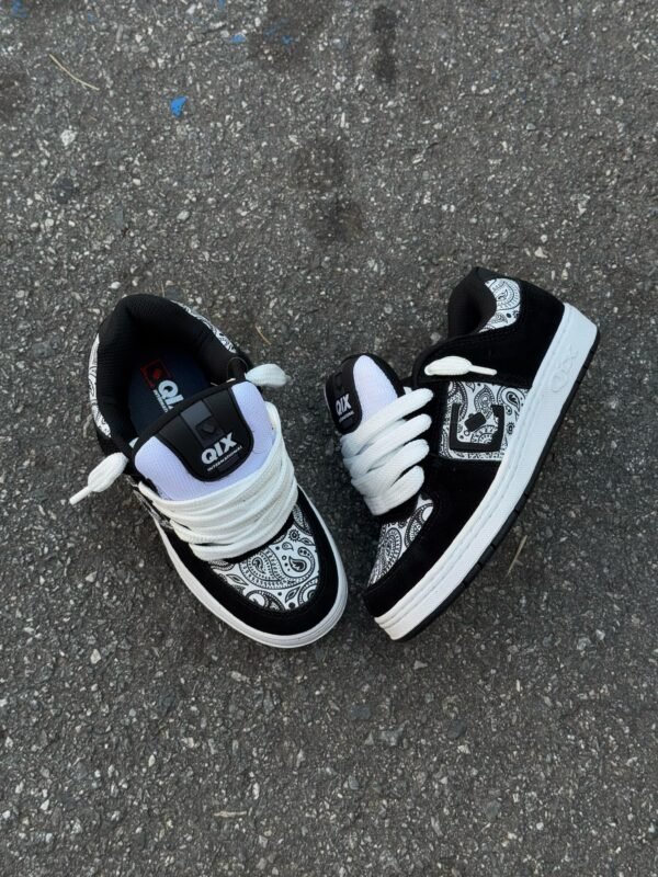 Tenis Qix 90S OG Branco Preto - Imagem 6