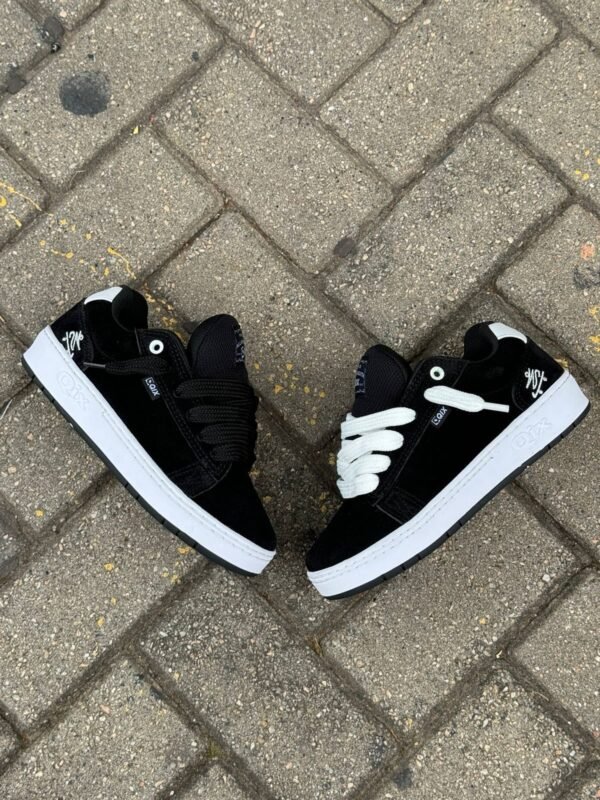 Tenis Qix Allan Mesquita Preto Branco - Imagem 9