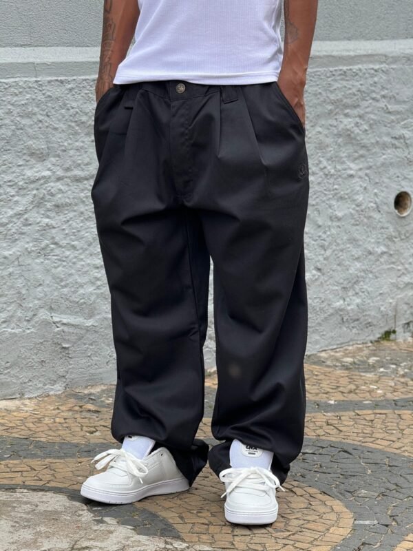 CALÇA CHINO TUPODE PRETA - Imagem 8