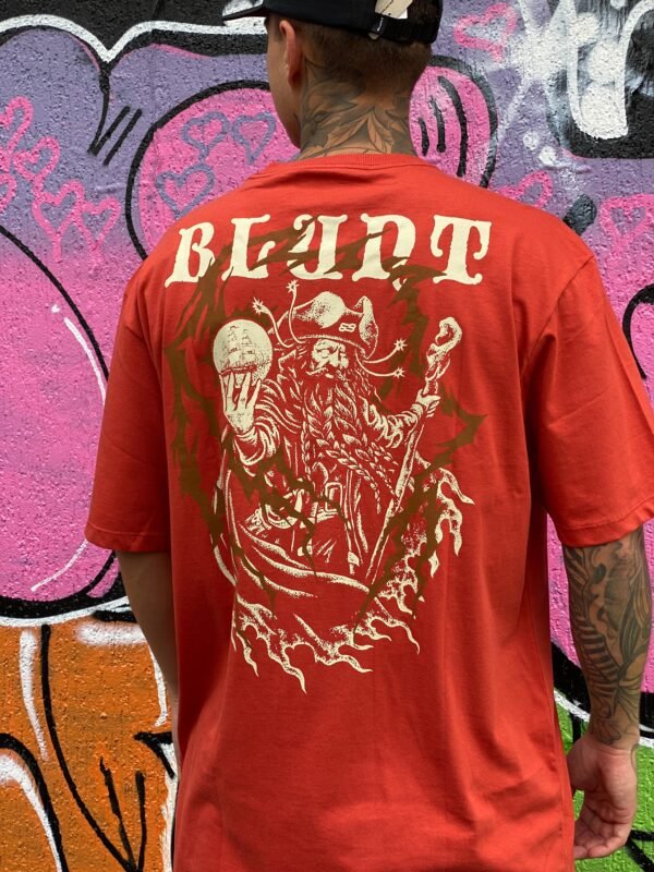 Camiseta Blunt Blackbeard Vermelho - Imagem 3