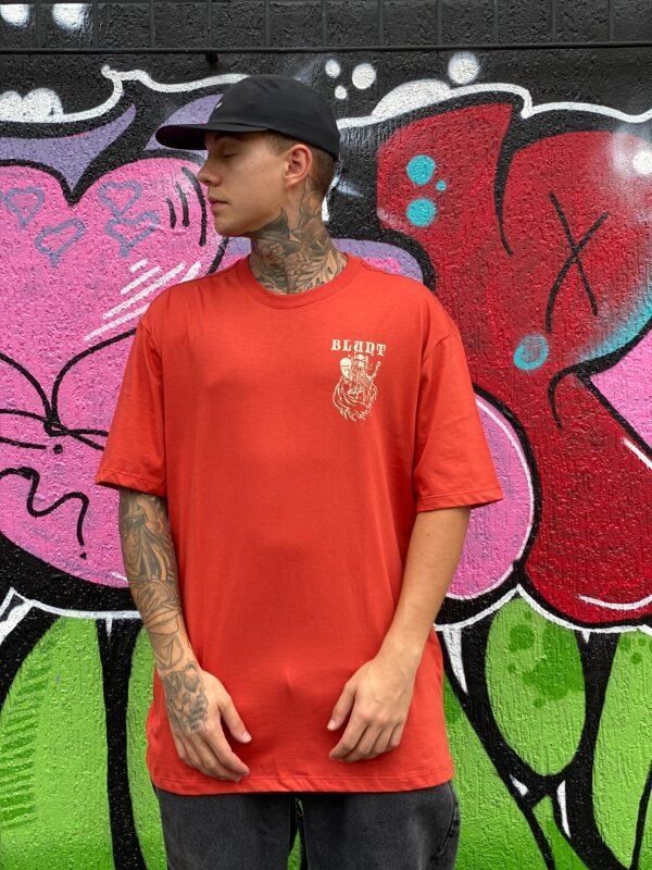 Camiseta Blunt Blackbeard Vermelho - Imagem 5