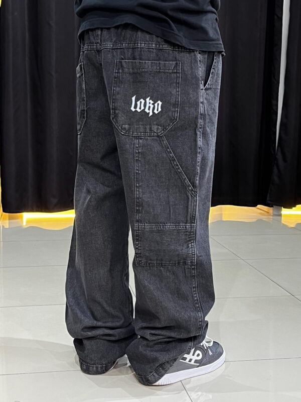 Calça Carpinteiro Loko Jeans Estonado Escuro - Imagem 6