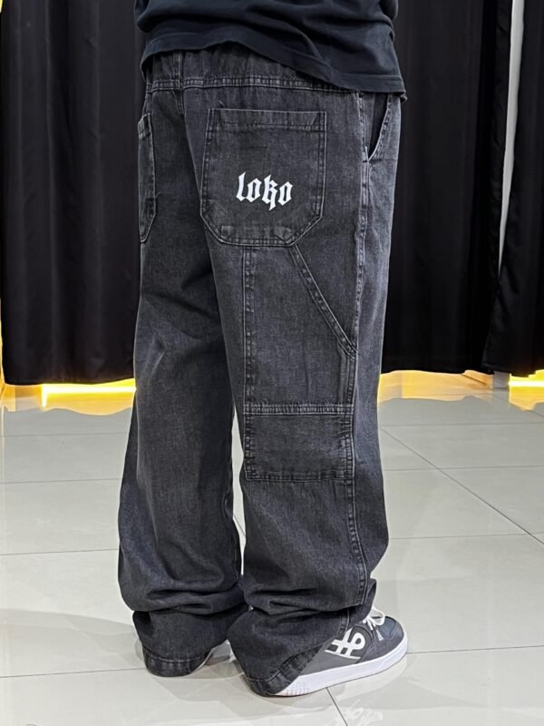 Calça Carpinteiro Loko Jeans Estonado Escuro - Imagem 6