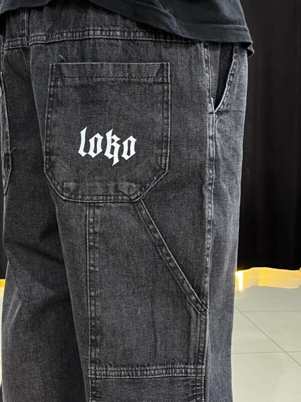 Calça Carpinteiro Loko Jeans Estonado Escuro - Imagem 7