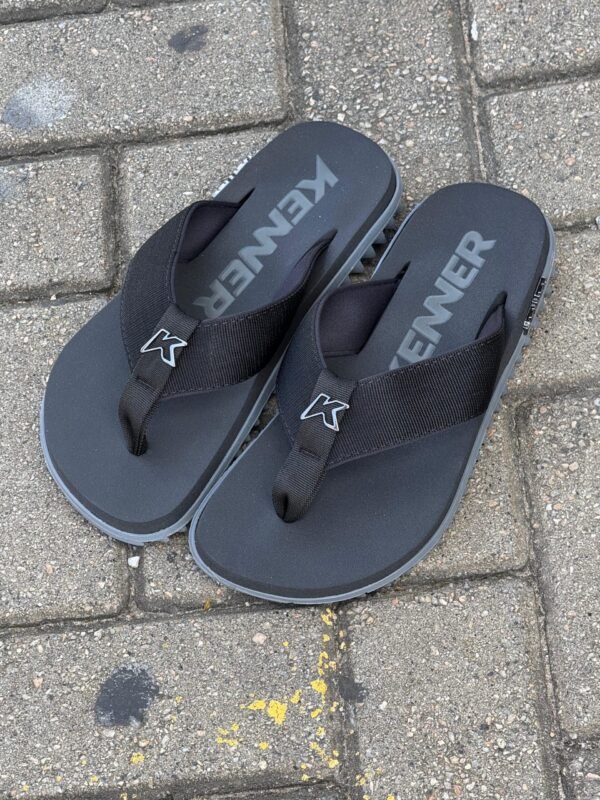 Chinelo Kenner Kivah Preto Cinza - Imagem 4