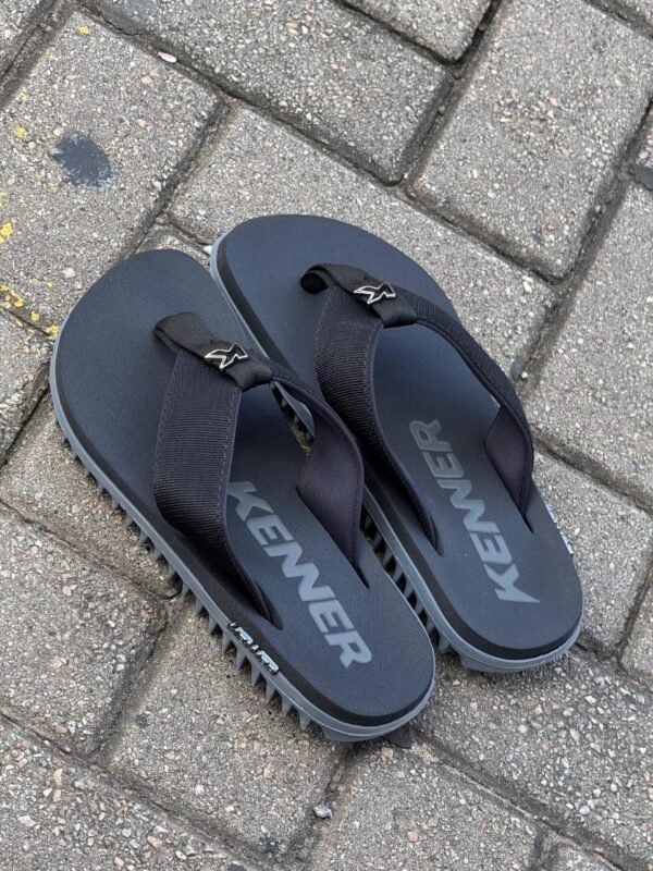 Chinelo Kenner Kivah Preto Cinza - Imagem 5